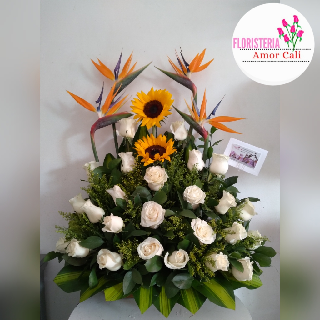 Arreglo floral condolencias -